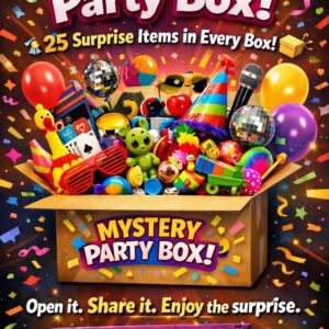 Mystery Party Box – 25 Surprise Items in Every Box! 🎉📦